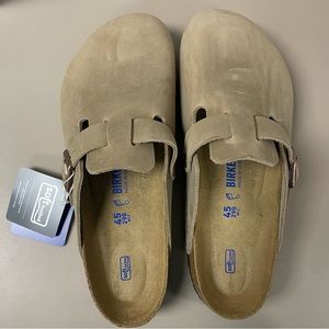 NWT Birkenstock Boston BS Tobacco Brown. US M12.